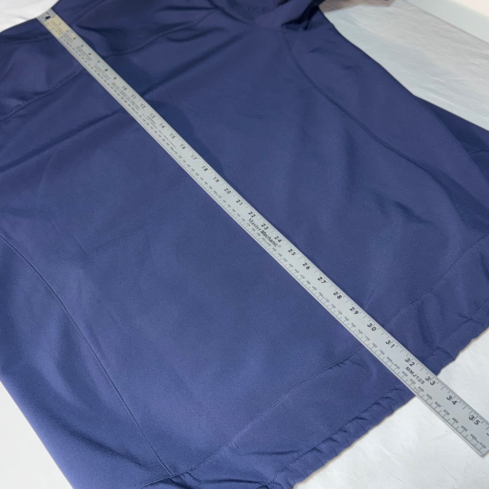 LL Bean Mens XXL Tall Navy‎ Blue Softshell Fleece Lined Full Zip Jacket OHHS2 - Picture 5 of 10